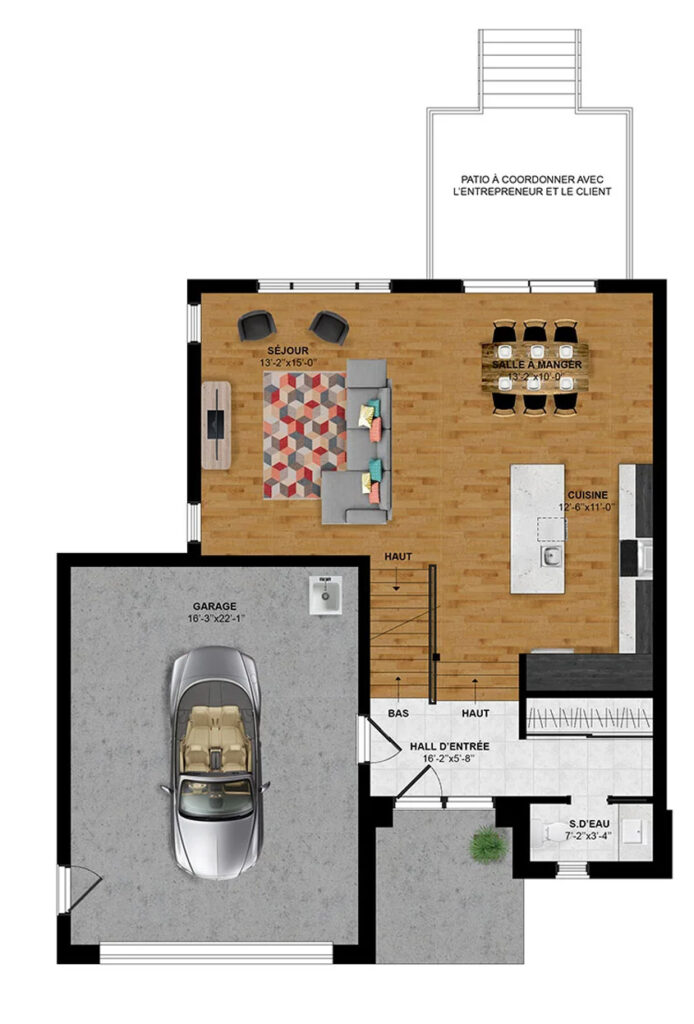 Modèle de maison moderne et durable à Québec